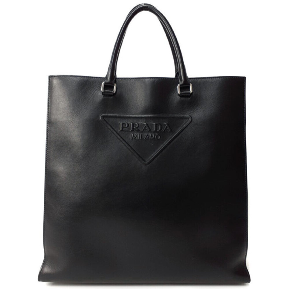 Prada Triangle Logo Bag Tote - Picture 2 of 9